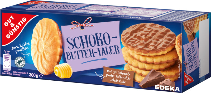 GUT&GÜNSTIG Schoko Buttertaler 300g