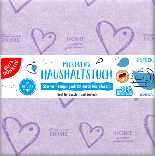 GUT&GÜNSTIG Haushaltstuch Microvlies 2ST