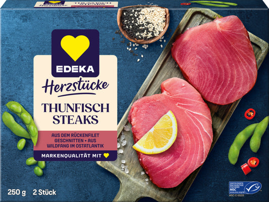 MSC EDEKA Herzstücke Thunfischsteaks 250g