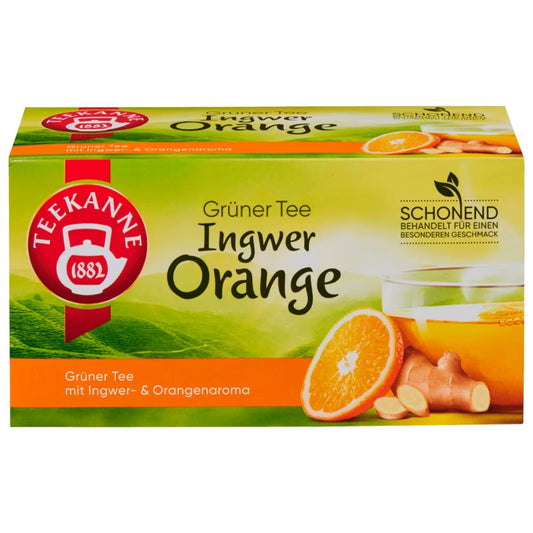 Teekanne Grüner Tee Orange-Ingwer 20ST 35g