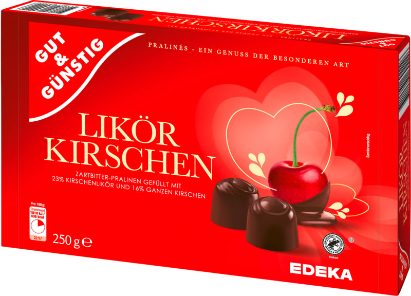 GUT&GÜNSTIG Likörkirschen 250g