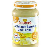 Demeter Alnatura Apfel mit Banane und Dinkel ab dem 6.Monat 190g