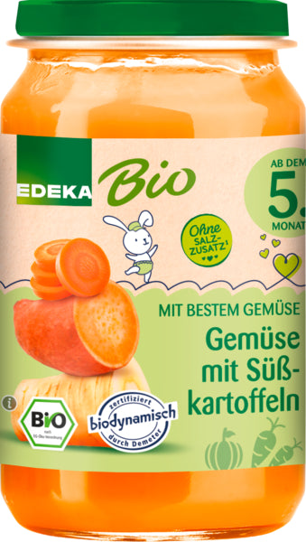 Demeter EDEKA Gemüse mit Süßkartoffeln ab dem 5.Monat 190g