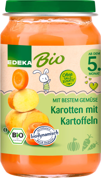 Demeter EDEKA Karotten mit Kartoffeln ab dem 5.Monat 190g