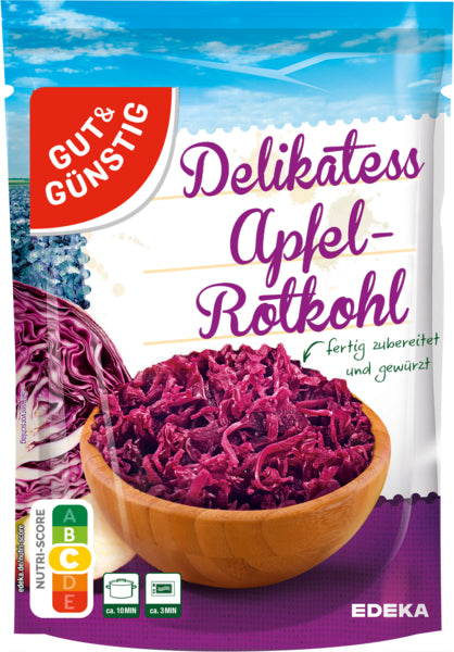 GUT&GÜNSTIG Apfelrotkohl 400g