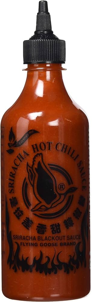 Flying Goose Chilisauce Sriracha Blackout sehr scharf 455ml