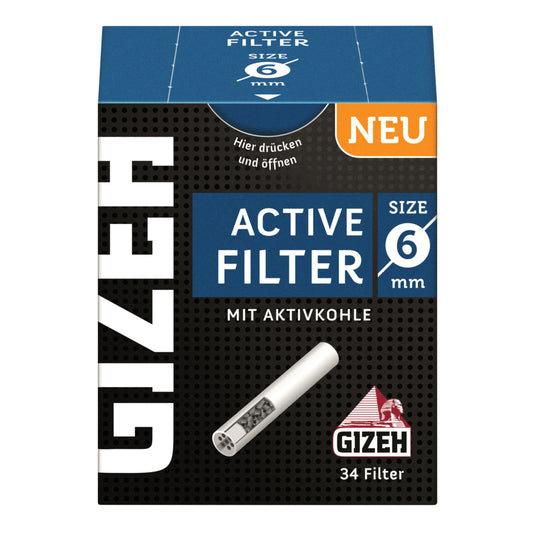 Gizeh Black Active Filter 6mm 34ST