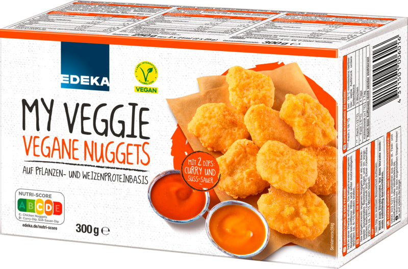 EDEKA My Veggie Vegane Nuggets mit Dip 300g