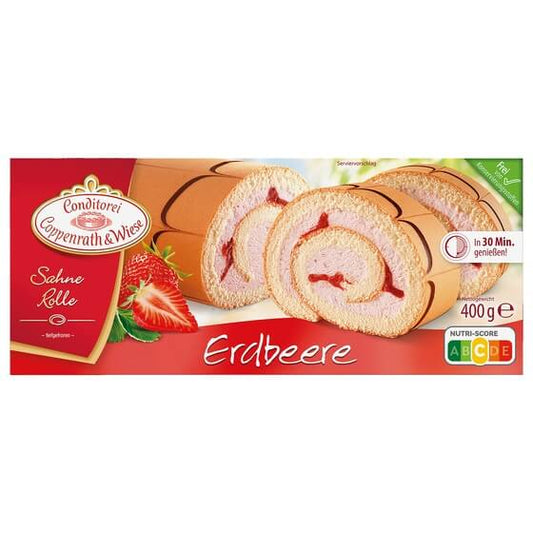 Coppenrath&Wiese Erdbeer Sahne Rolle 400g