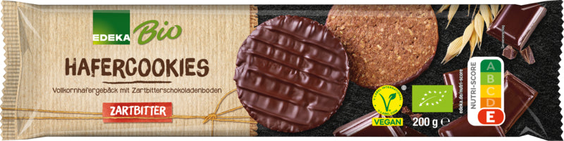 Bio EDEKA Hafercookie mit Zartbitter Schokolade 200g