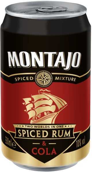 MONTAJO Spiced Rum&Cola 10% 0,33l DPG