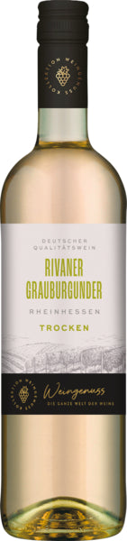 Wein-Genuss Rivaner Grauburgunder RHH trocken QbA 0,75l