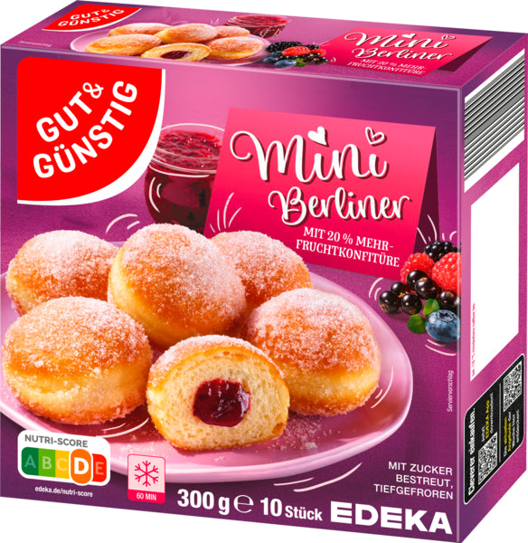 GUT&GÜNSTIG Mini Berliner 10ST 300g