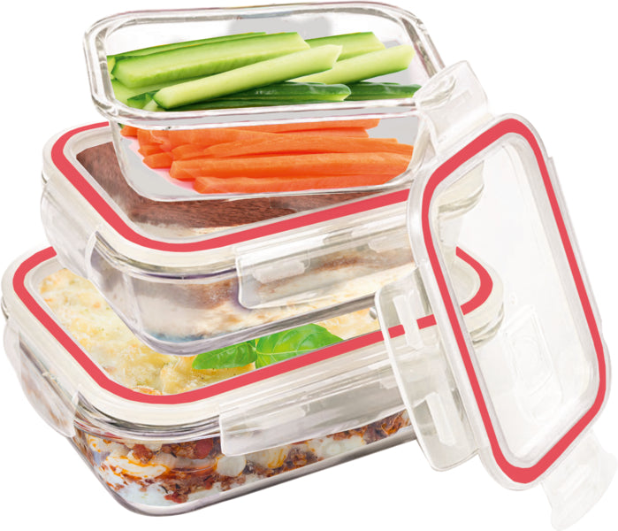 EDEKA zuhause Glasdosen-Set 3tlg.