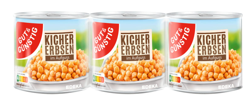 GUT&GÜNSTIG Kichererbsen 3x200g