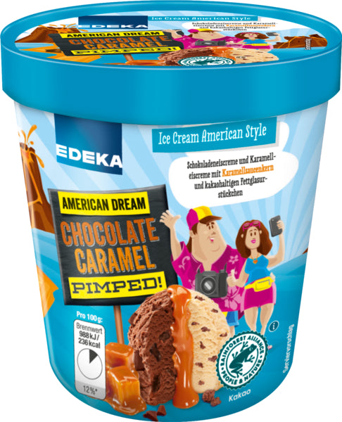 EDEKA Eiscreme Chocolate Caramel 500ml