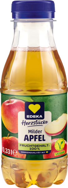 EDEKA Herzstücke milder Apfel 0,33l DPG