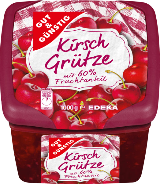 GUT&GÜNSTIG Kirsch Grütze 1000g