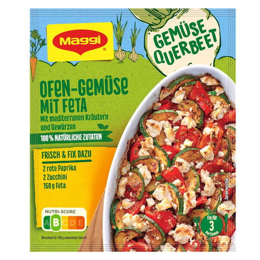 Maggi Fix Gemüse Querbeet Ofen-Gemüse mit Feta 27g