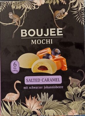 Boujee Mochi Salted Caramel Schwarzer Johannisbeere 6x40g