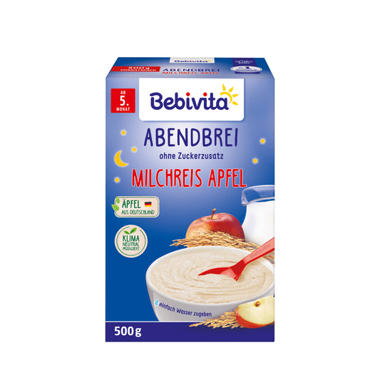 Bebivita Abendbrei Milchreis Apfel ab 5.Monat 500g