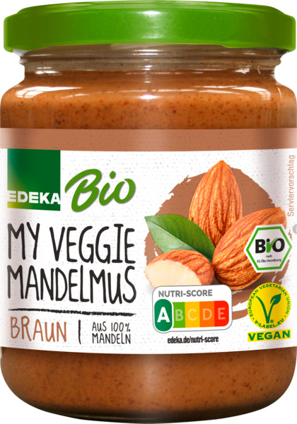 Bio EDEKA+Vegan Mandelmus braun 250g