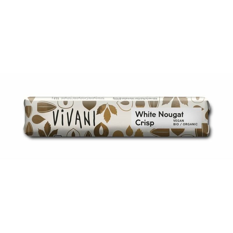 Bio Vivani White Nougat Crisp Schokoriegel 35g