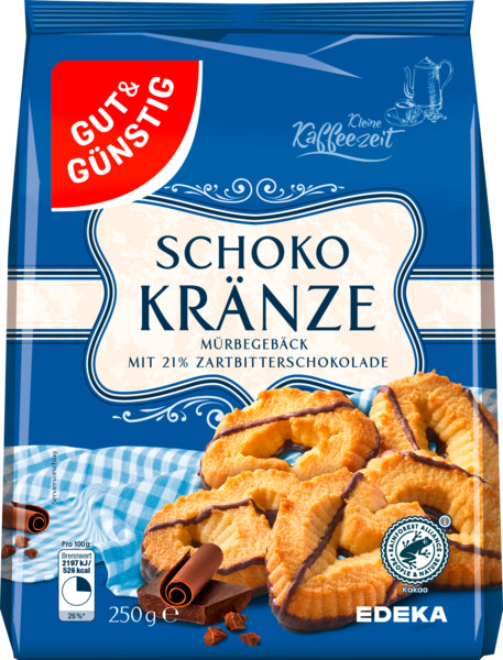 GUT&GÜNSTIG Schokokränze 250g