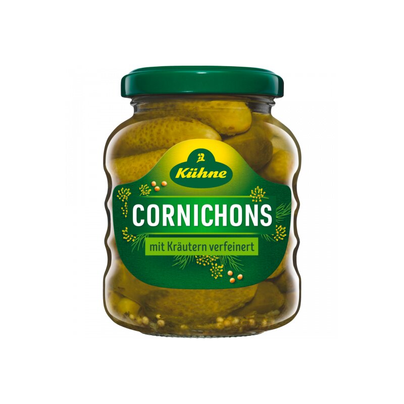 Kühne Cocktail Cornichons scharf 180g