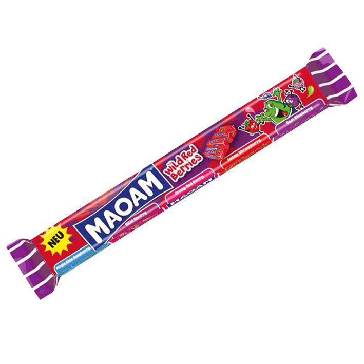 Maoam Bloxx Wild Red Berries 5ST 110g