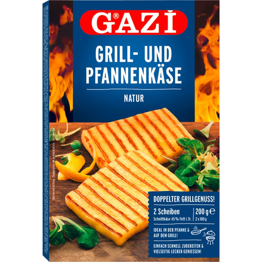 GAZi Grill-und Pfannenkäse natur 45%Fett i.Tr.2ST 200g