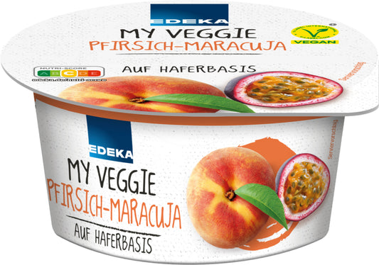 EDEKA My Veggie Veganer Haferghurt Pfirsich-Maracuja 150g