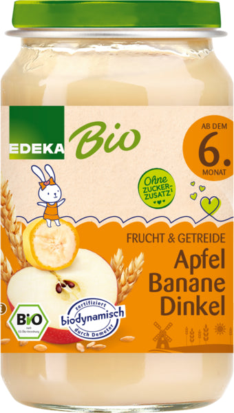 Demeter EDEKA Apfel-Banane Dinkel 190g