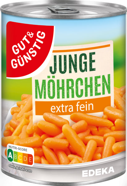 GUT&GÜNSTIG Möhren extra fein 400g