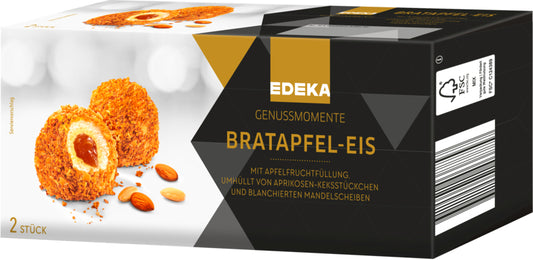 EDEKA Genussmomente Bratapfel Eis 310ml