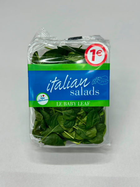Blattspinat Mini Italien Klasse I 125g Schale mit Flowpack