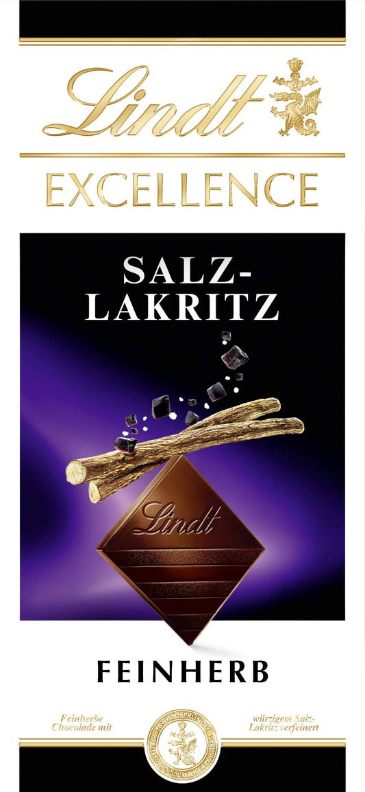 Lindt Excellence Salz-Lakritz 100g