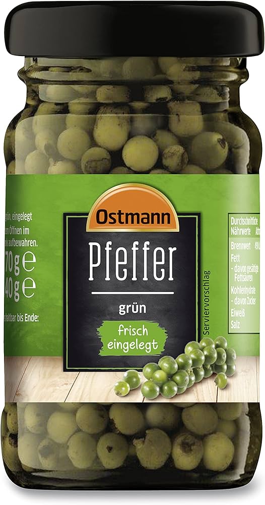 Ostmann Grüner Pfeffer eingelegt 70g