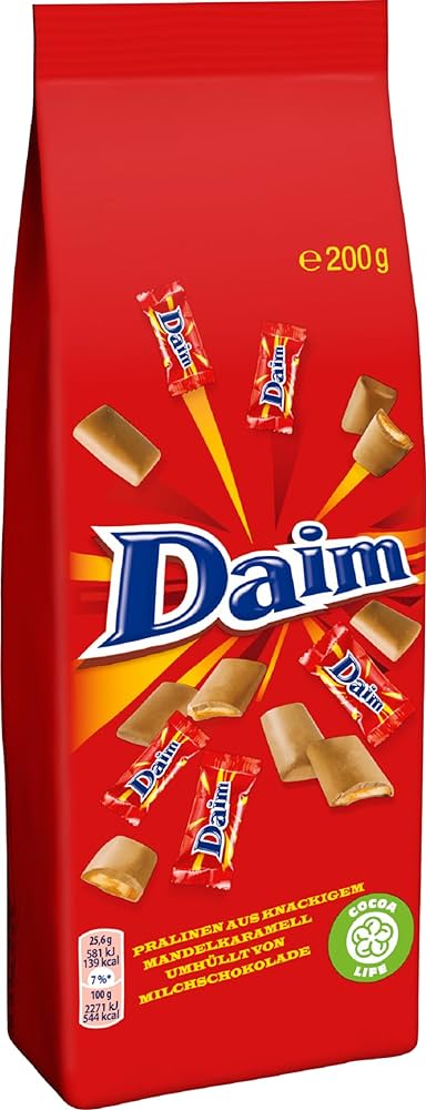 Daim Pralinen Butter Mandel Karamel 200g