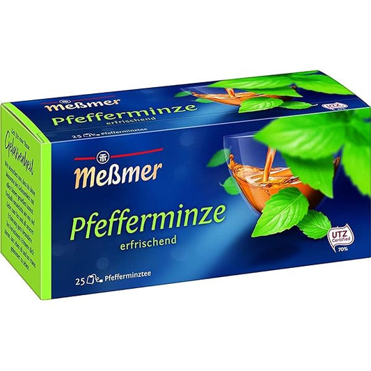 Meßmer Pfefferminze frisch würzig 25ST 56,25g