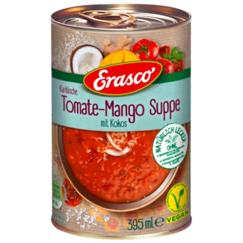 Erasco Karibische Tomate-Mango-Suppe mit Kokos 395ml