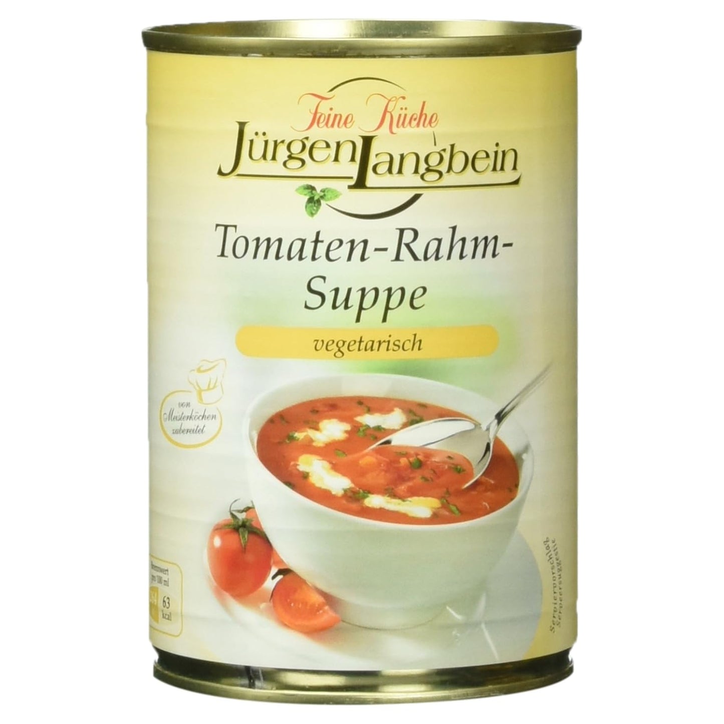 Jürgen Langbein Tomaten Rahm Suppe 400ml