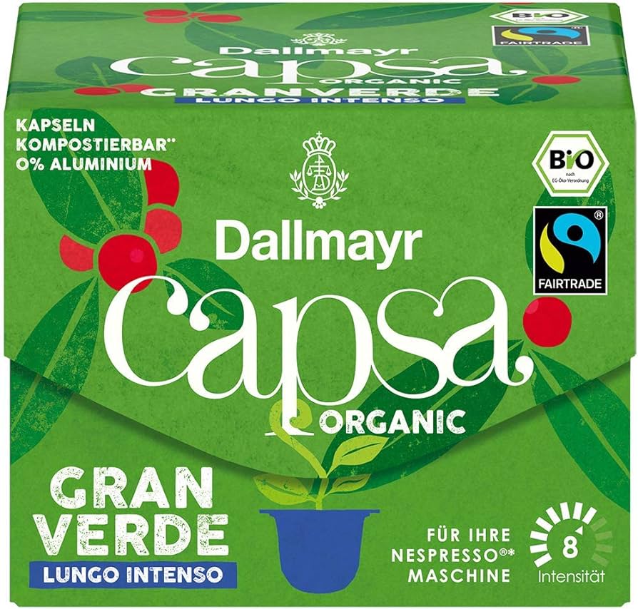 Bio Dallmayr Capsa Granverde Lungo Intenso 10ST 56g