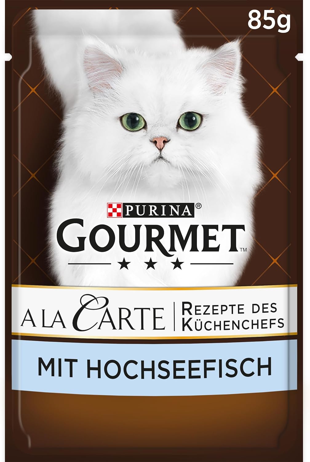 Gourmet A La Carte Gegrilltes in Sauce Meeresfisch Katzennassnahrung 85g