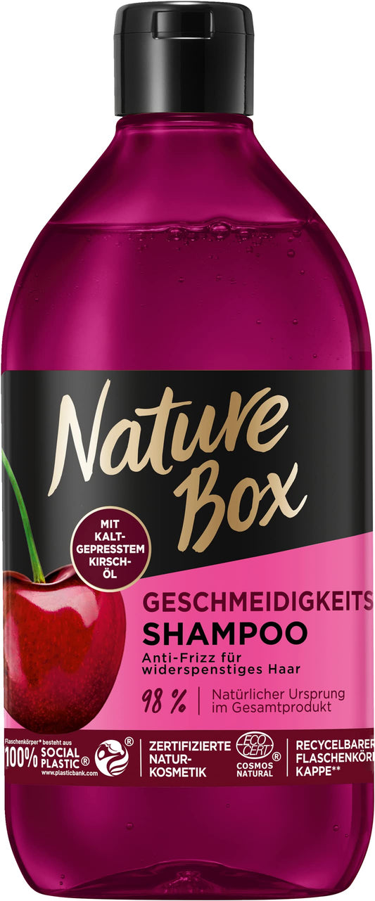 Nature Box Shampoo Geschmeidigkeit mit Kirschöl 385ml