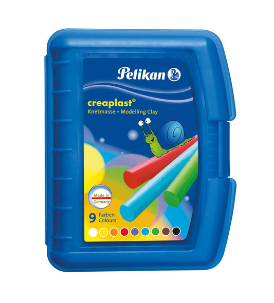 Pelikan Kinderknetebox Creaplast blau 9-fach 300g