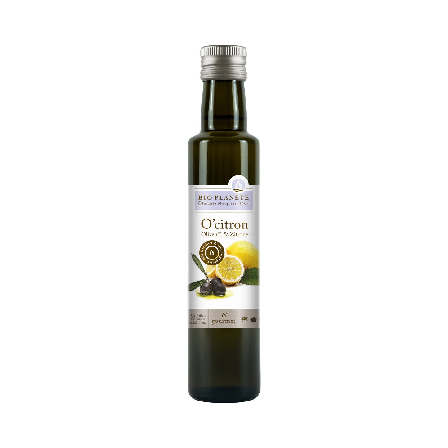 Bio Planete Olivenöl mit Zitrone 250ml