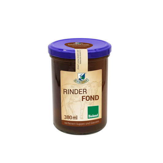 Bio Kiebitzhof Rinderfond 380ml