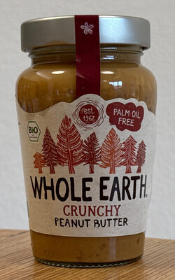 Bio Whole Earth Peanut Butter crunchy 340g