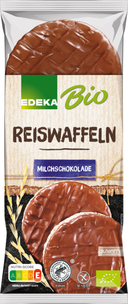 Bio EDEKA Reiswaffeln mit Vollmilchschokolade 100g